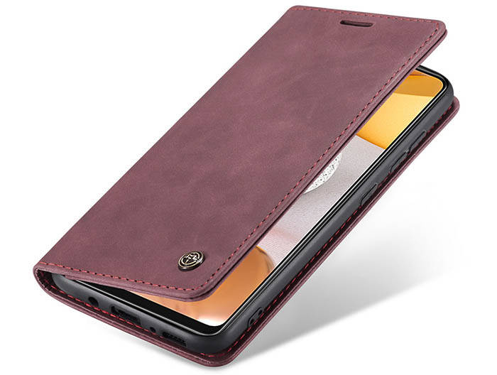 CaseMe Samsung Galaxy A42 5G Wallet Kickstand Magnetic Flip Leather Case