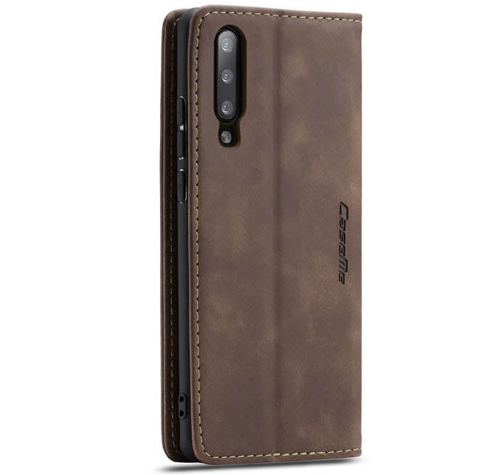 CaseMe Samsung Galaxy A50 Retro Wallet Kickstand Magnetic Flip Leather Case