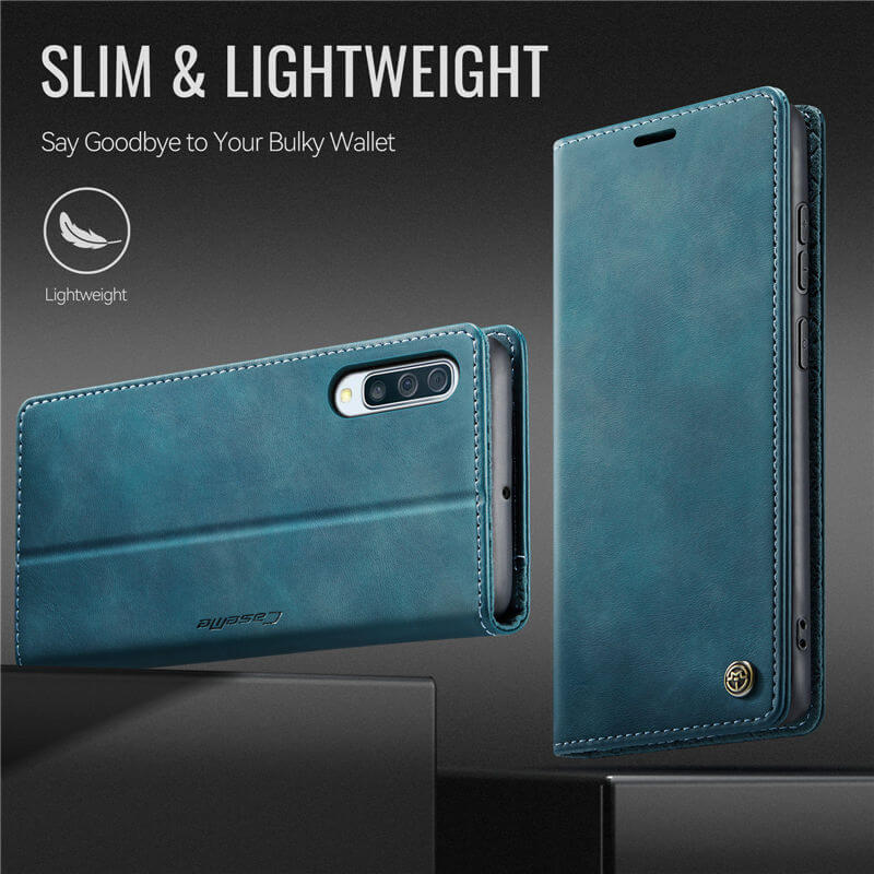 CaseMe Samsung Galaxy A50 Magnetic Wallet Case with RFID Blocking
