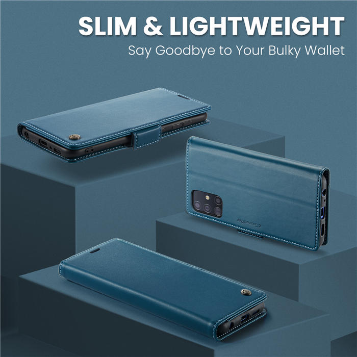 CaseMe Samsung Galaxy A51 4G Wallet RFID Blocking Magnetic Buckle Case