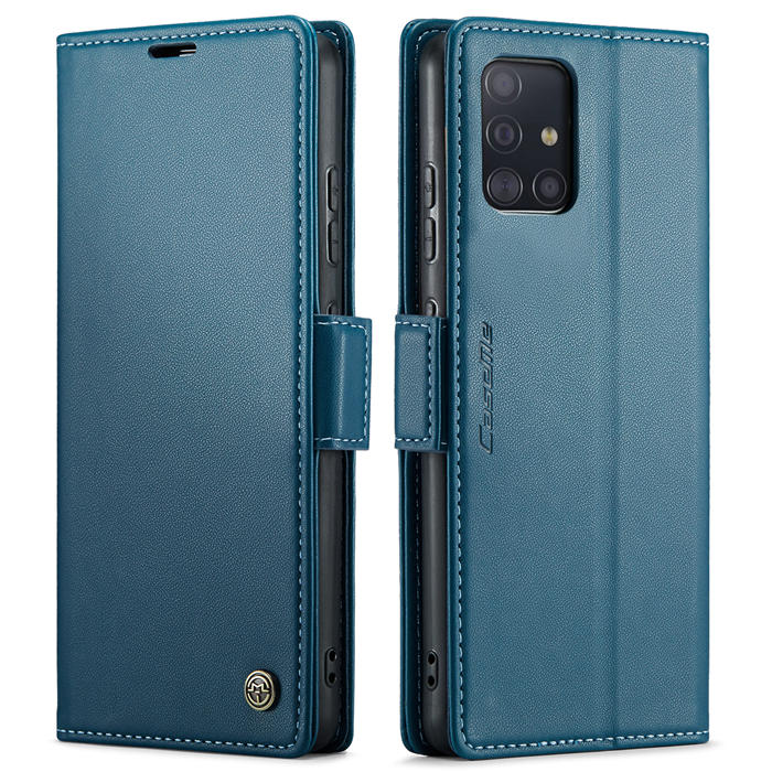 CaseMe Samsung Galaxy A51 4G Wallet RFID Blocking Magnetic Buckle Case