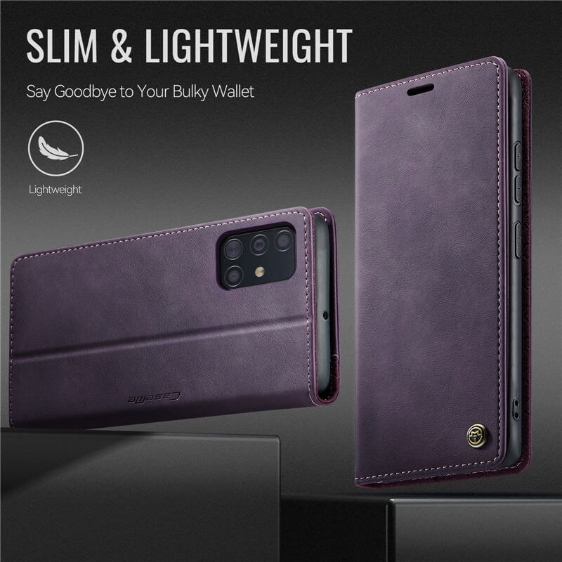 CaseMe Samsung Galaxy A51 4G Magnetic Wallet Case with RFID Blocking