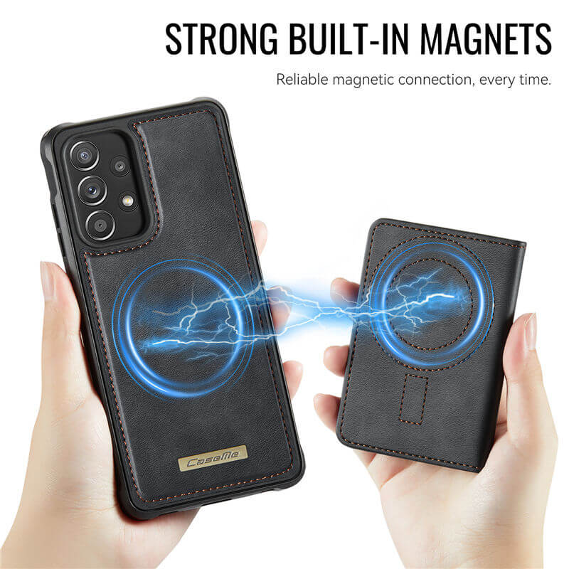 CaseMe Samsung Galaxy A52 2-in-1 Magnetic Wallet Case