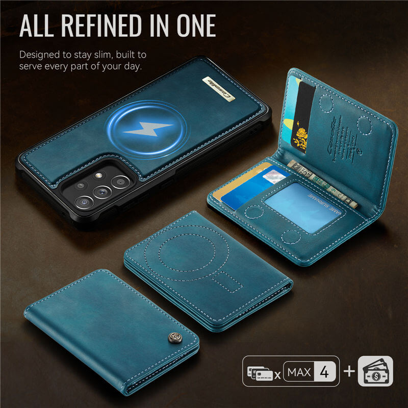 CaseMe Samsung Galaxy A52 2-in-1 Magnetic Wallet Case