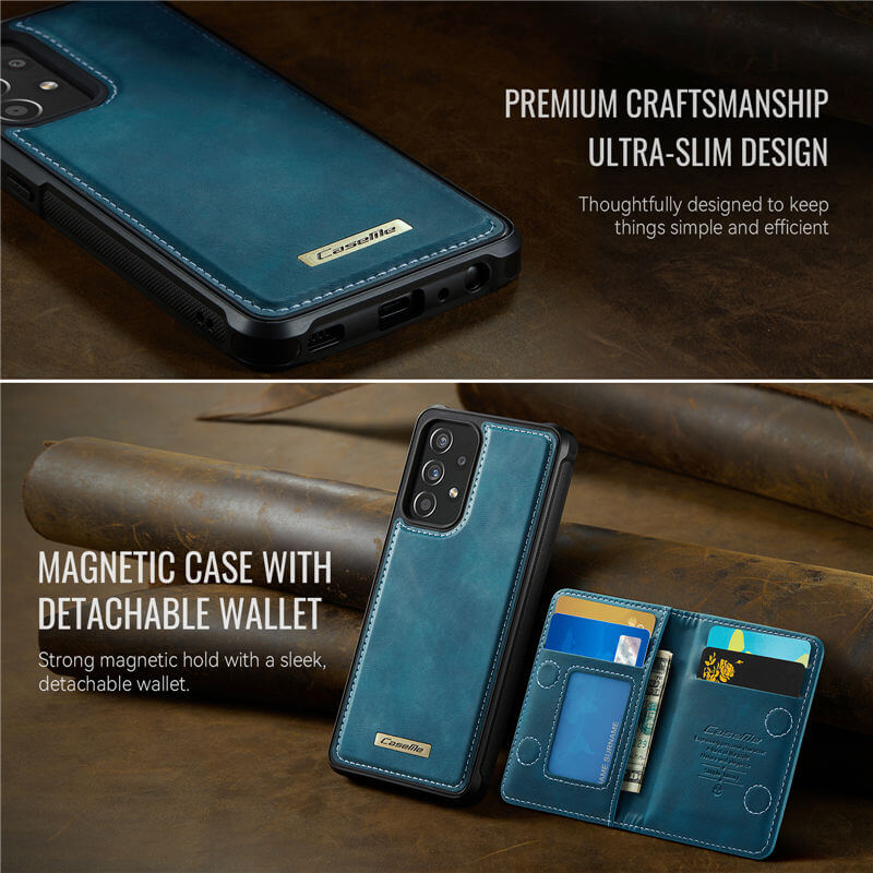 CaseMe Samsung Galaxy A52 2-in-1 Magnetic Wallet Case