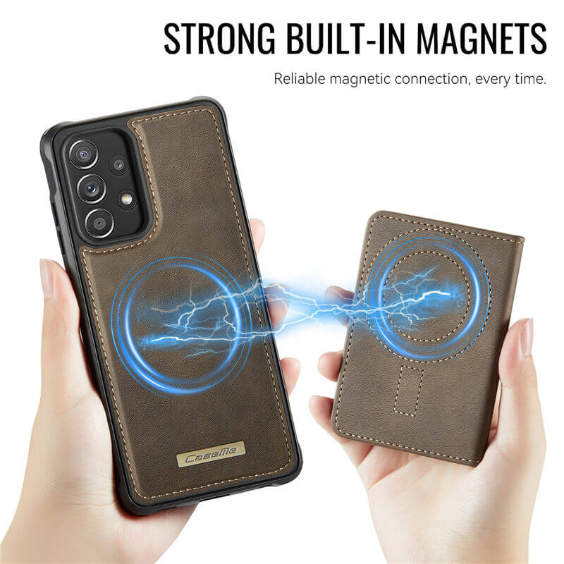 CaseMe Samsung Galaxy A52 2-in-1 Magnetic Wallet Case