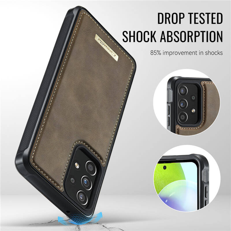 CaseMe Samsung Galaxy A52 2-in-1 Magnetic Wallet Case
