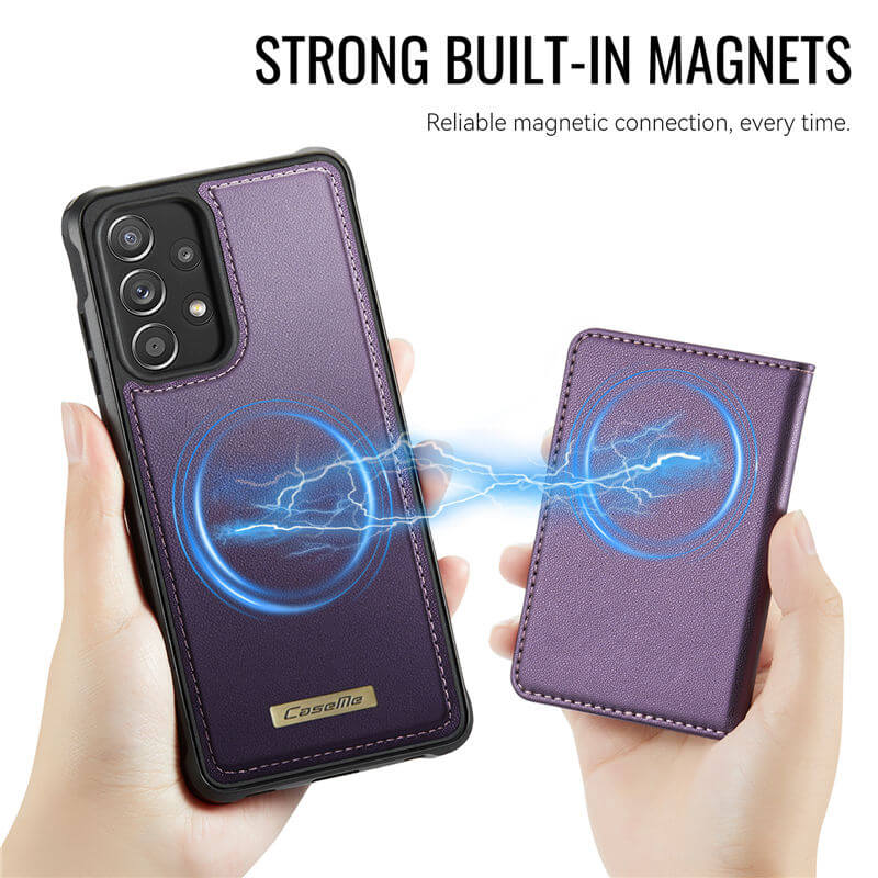 CaseMe Samsung Galaxy A52 2-in-1 Magnetic Wallet Case
