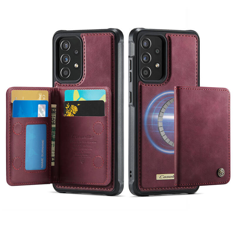 CaseMe Samsung Galaxy A52 2-in-1 Magnetic Wallet Case