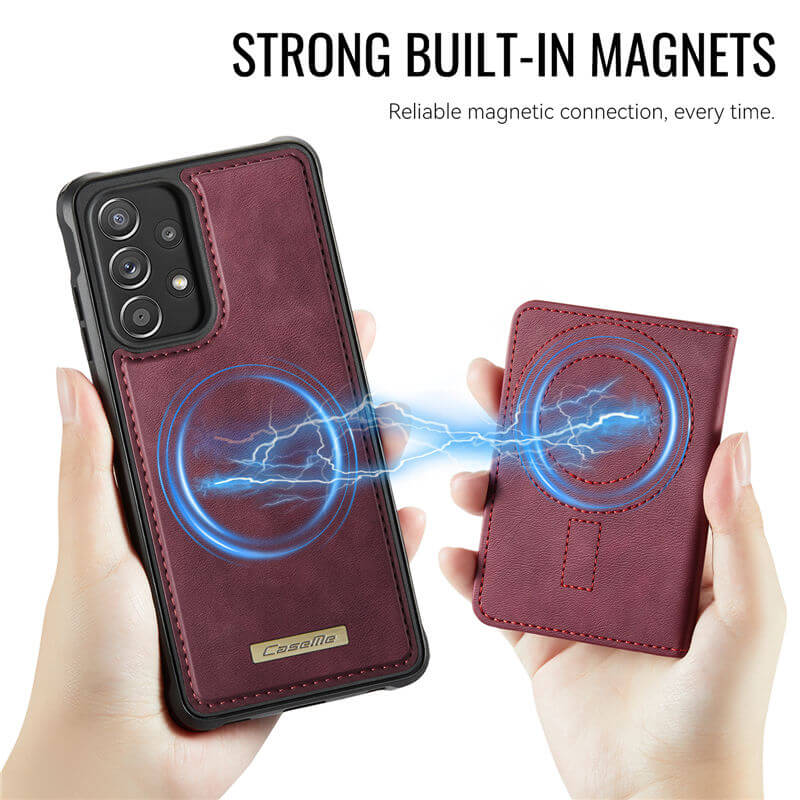 CaseMe Samsung Galaxy A52 2-in-1 Magnetic Wallet Case