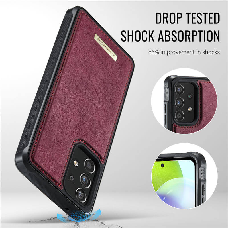 CaseMe Samsung Galaxy A52 2-in-1 Magnetic Wallet Case