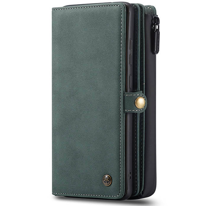 CaseMe Samsung Galaxy A52 5G Multi-Functional Zipper Wallet Magnetic Detachable 2 in 1 Folio Case