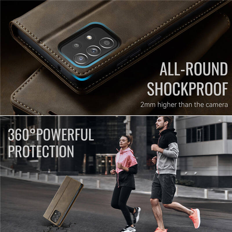 CaseMe Samsung Galaxy A52 Magnetic Wallet Case with RFID Blocking