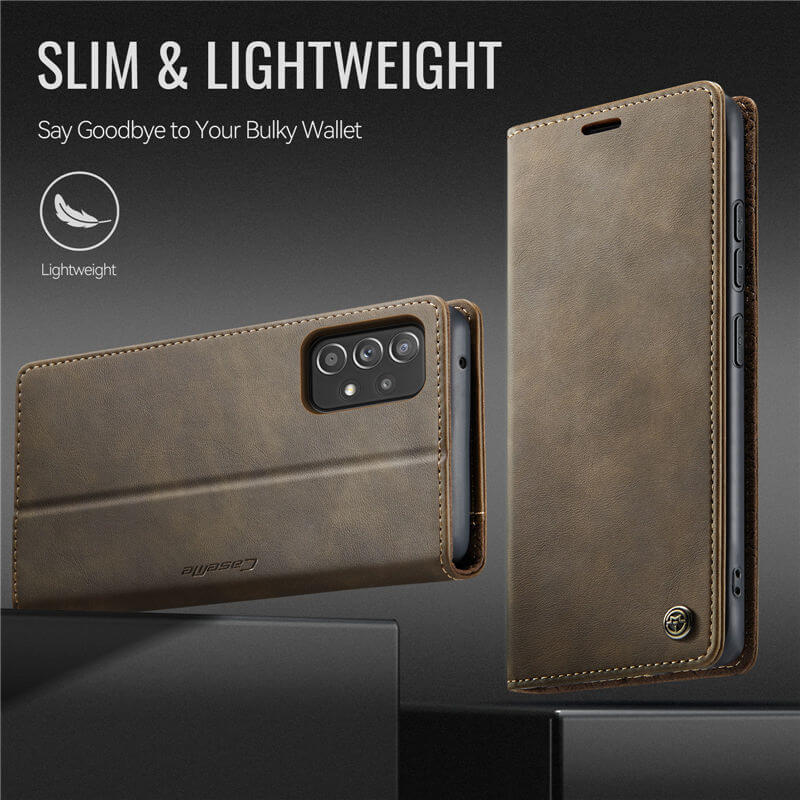 CaseMe Samsung Galaxy A52 Magnetic Wallet Case with RFID Blocking