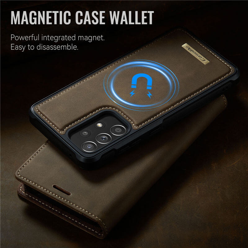 CaseMe Samsung Galaxy A52 2-in-1 Magnetic Wallet Case with RFID Blocking