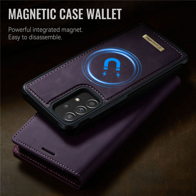 CaseMe Samsung Galaxy A52 2-in-1 Magnetic Wallet Case with RFID Blocking
