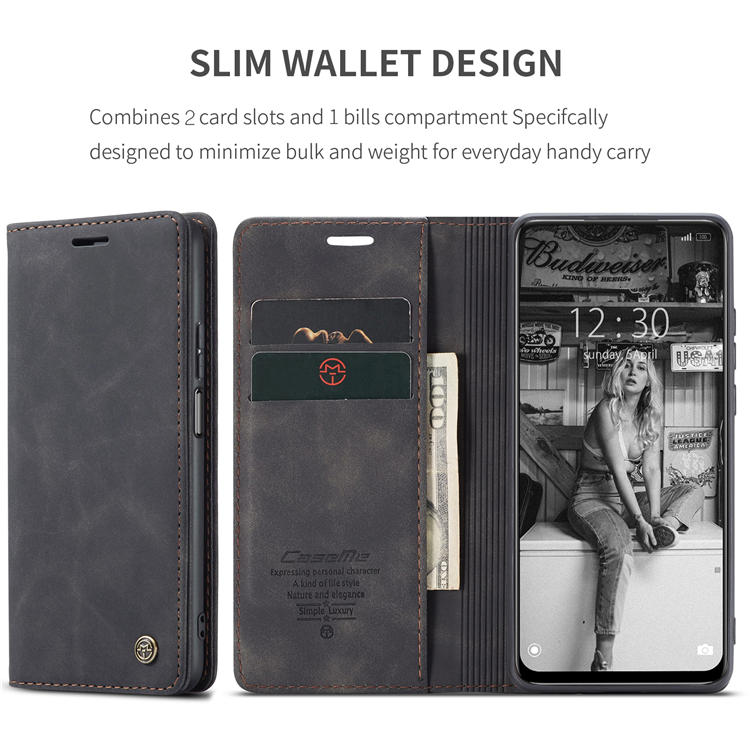 CaseMe Samsung Galaxy A53 5G Wallet Magnetic Case Black