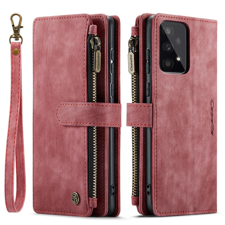 CaseMe Samsung Galaxy A53 5G Wallet Kickstand Case Red