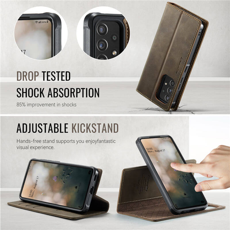 CaseMe Samsung Galaxy A53 5G 2-in-1 Magnetic Wallet Case with RFID Blocking
