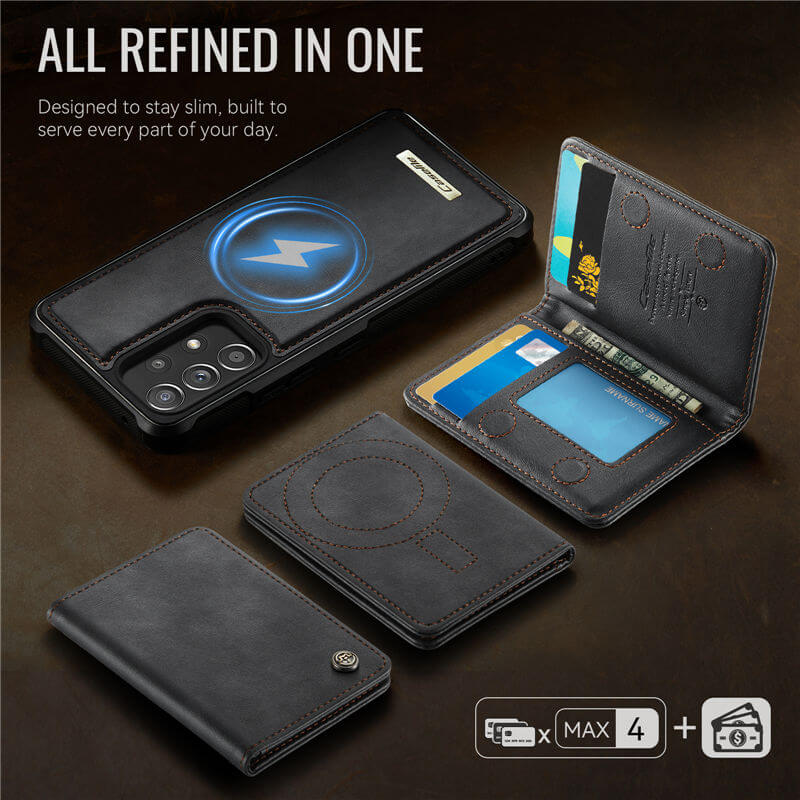 CaseMe Samsung Galaxy A53 5G 2-in-1 Magnetic Wallet Case