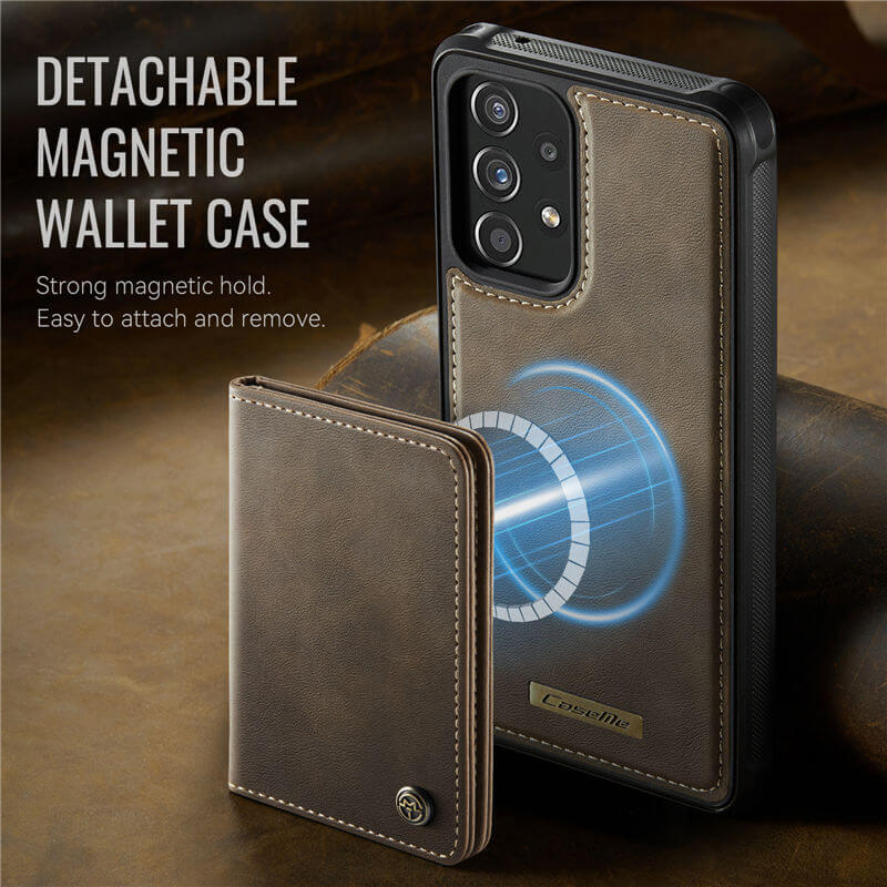 CaseMe Samsung Galaxy A53 5G 2-in-1 Magnetic Wallet Case
