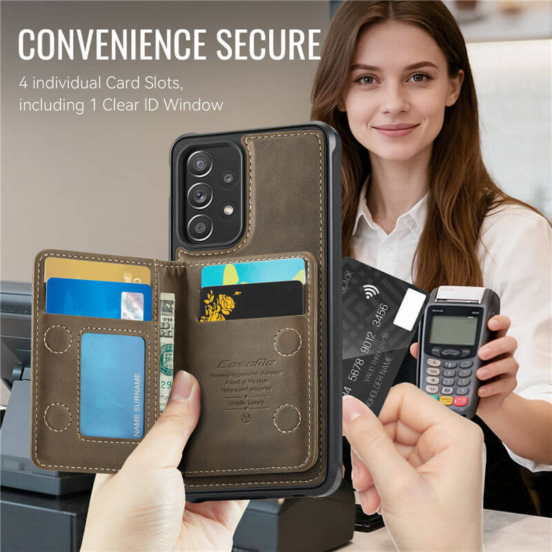 CaseMe Samsung Galaxy A53 5G 2-in-1 Magnetic Wallet Case