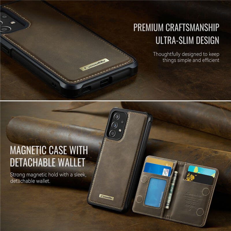 CaseMe Samsung Galaxy A53 5G 2-in-1 Magnetic Wallet Case