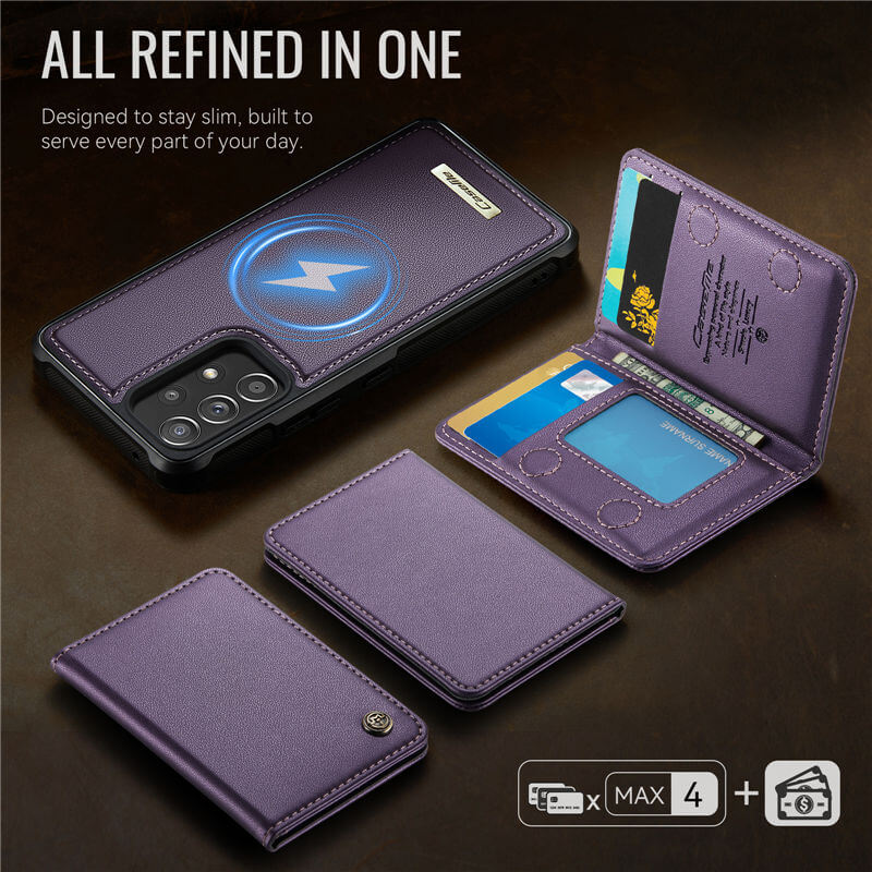 CaseMe Samsung Galaxy A53 5G 2-in-1 Magnetic Wallet Case