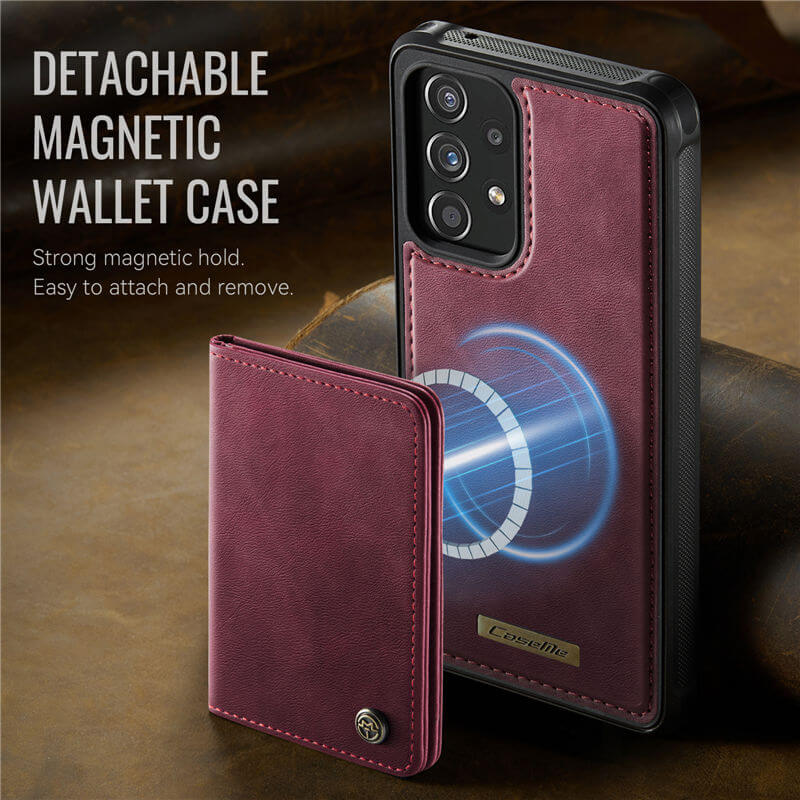 CaseMe Samsung Galaxy A53 5G 2-in-1 Magnetic Wallet Case