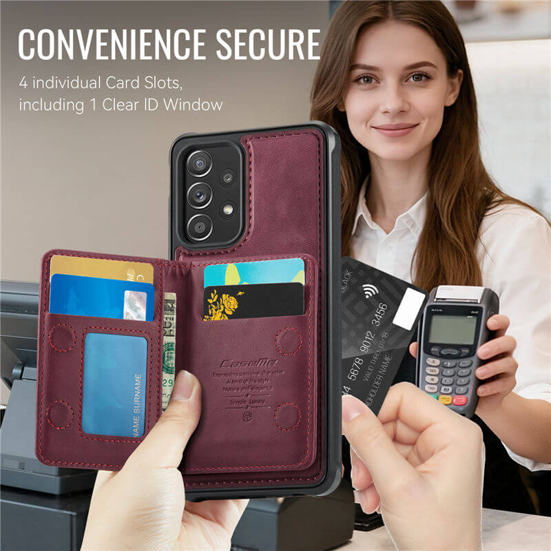 CaseMe Samsung Galaxy A53 5G 2-in-1 Magnetic Wallet Case