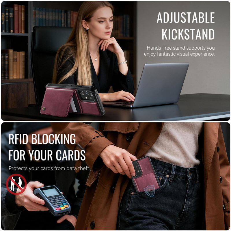 CaseMe Samsung Galaxy A53 5G 2-in-1 Magnetic Wallet Case