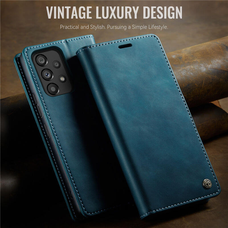 CaseMe Samsung Galaxy A53 5G Magnetic Wallet Case with RFID Blocking