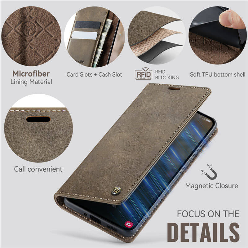 CaseMe Samsung Galaxy A53 5G Magnetic Wallet Case with RFID Blocking