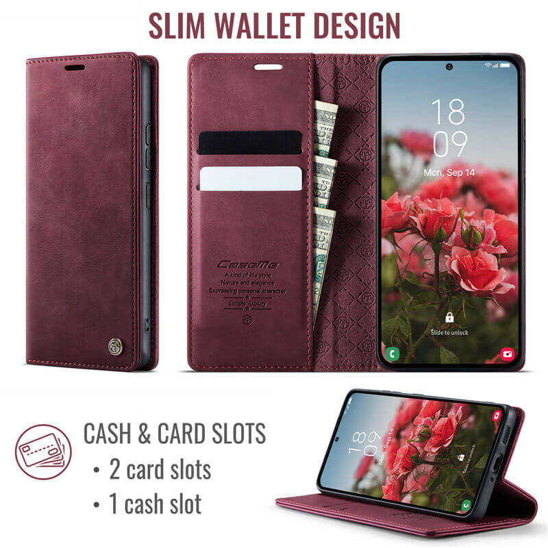 CaseMe Samsung Galaxy A53 5G Magnetic Wallet Case with RFID Blocking