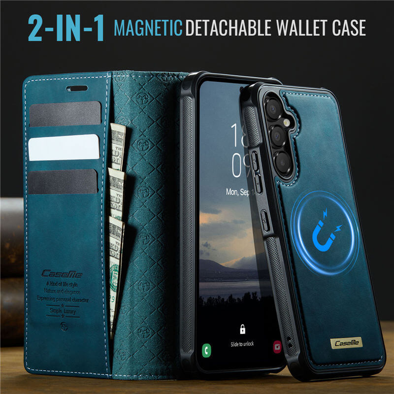 CaseMe Samsung Galaxy A54 5G 2-in-1 Magnetic Wallet Case with RFID Blocking
