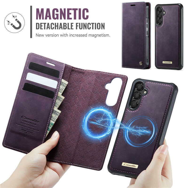 CaseMe Samsung Galaxy A54 5G 2-in-1 Magnetic Wallet Case with RFID Blocking