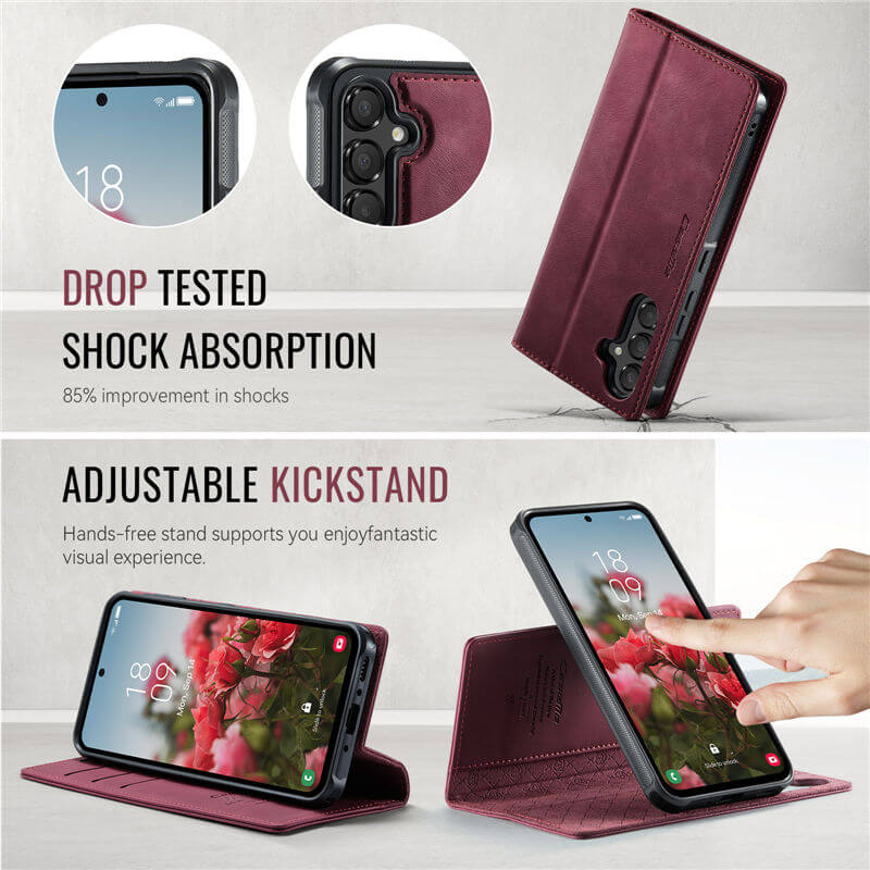 CaseMe Samsung Galaxy A54 5G 2-in-1 Magnetic Wallet Case with RFID Blocking