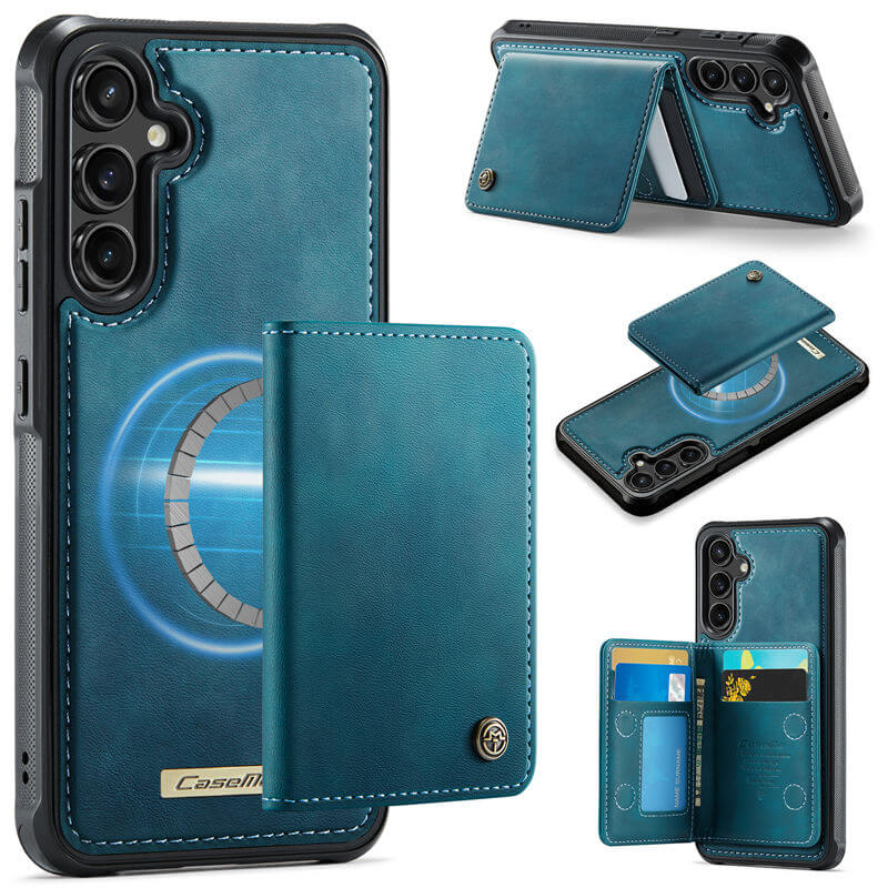 CaseMe Samsung Galaxy A54 5G Detachable Magnetic 2-in-1 Wallet Case with RFID Blocking - Blue
