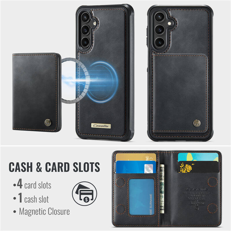 CaseMe Samsung Galaxy A54 5G 2-in-1 Magnetic Wallet Case