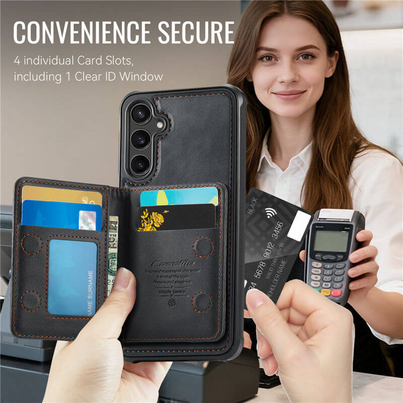 CaseMe Samsung Galaxy A54 5G 2-in-1 Magnetic Wallet Case