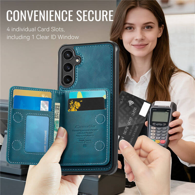 CaseMe Samsung Galaxy A54 5G 2-in-1 Magnetic Wallet Case