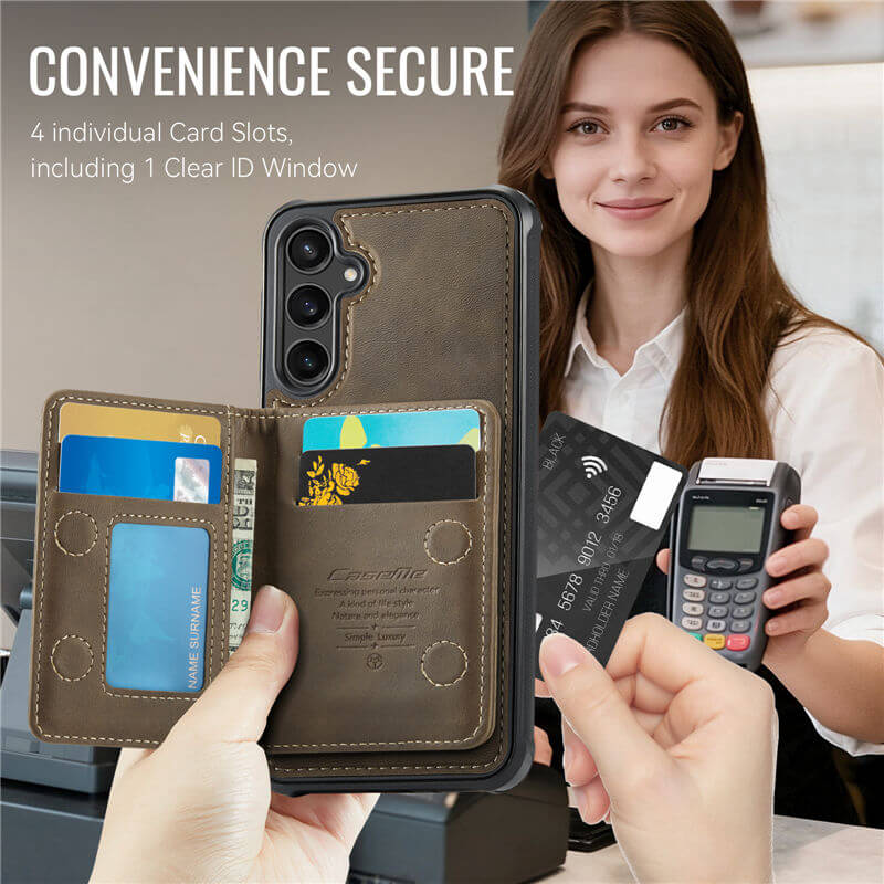 CaseMe Samsung Galaxy A54 5G 2-in-1 Magnetic Wallet Case