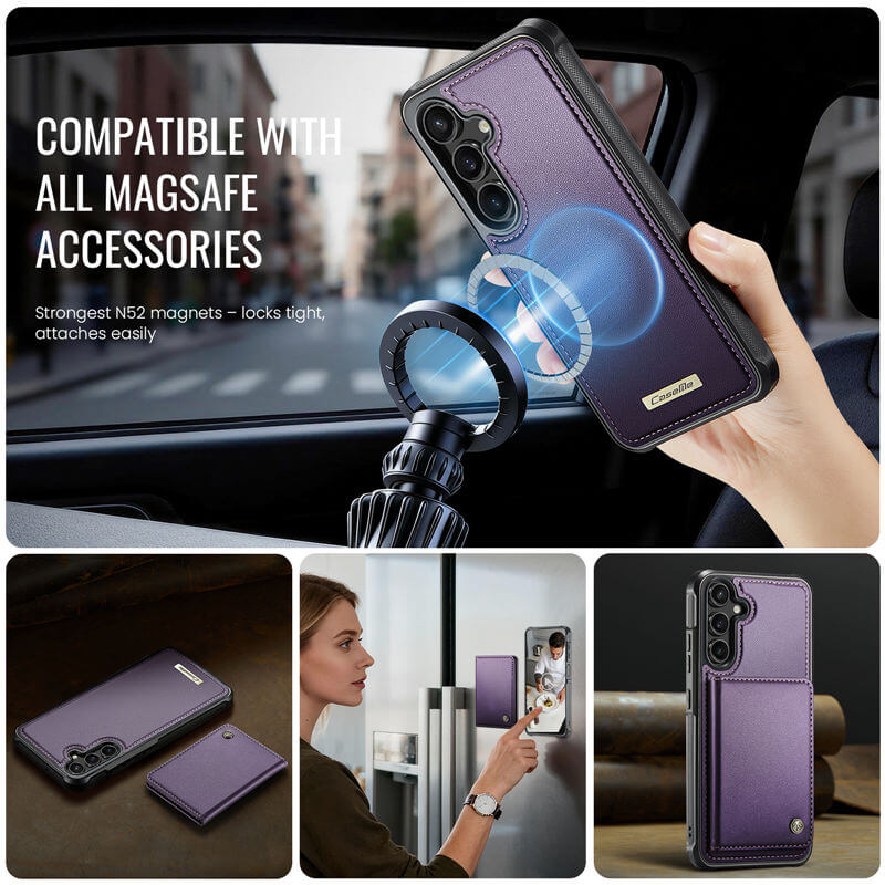 CaseMe Samsung Galaxy A54 5G 2-in-1 Magnetic Wallet Case