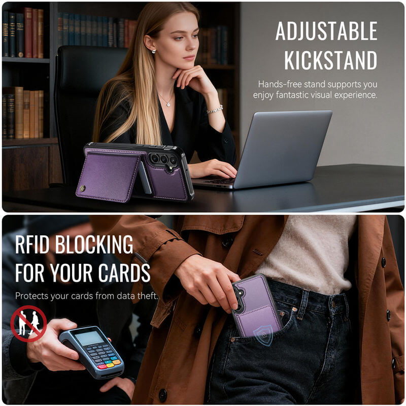 CaseMe Samsung Galaxy A54 5G 2-in-1 Magnetic Wallet Case