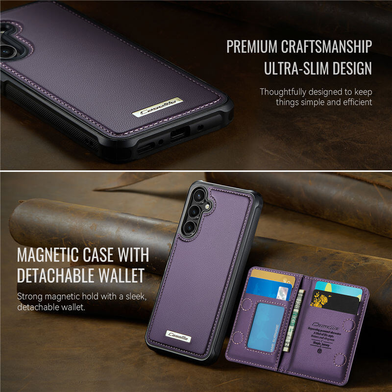 CaseMe Samsung Galaxy A54 5G 2-in-1 Magnetic Wallet Case