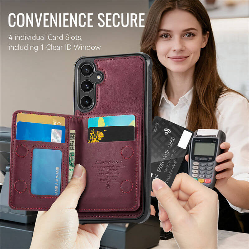 CaseMe Samsung Galaxy A54 5G 2-in-1 Magnetic Wallet Case