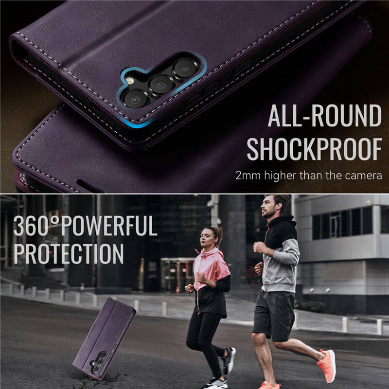 CaseMe Samsung Galaxy A54 5G Magnetic Wallet Case with RFID Blocking