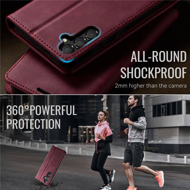 CaseMe Samsung Galaxy A54 5G Magnetic Wallet Case with RFID Blocking