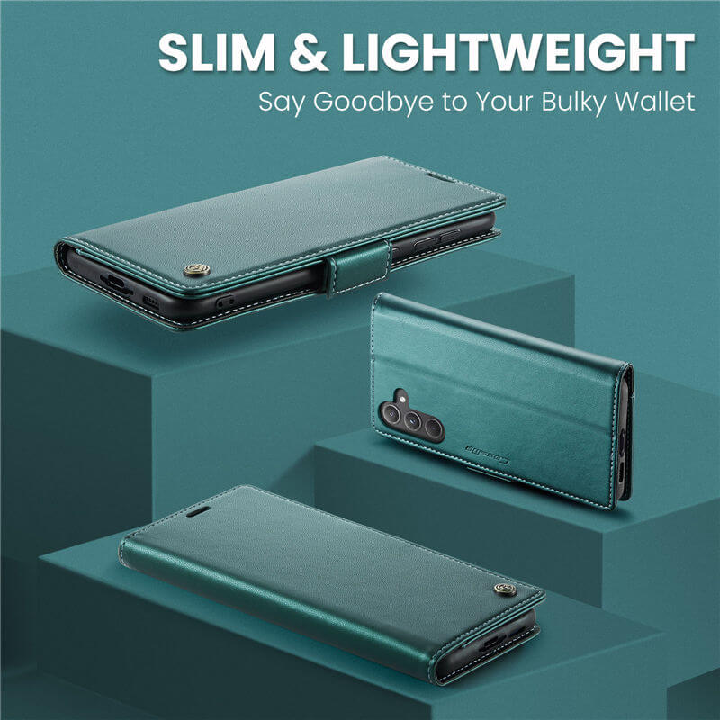 CaseMe Samsung Galaxy A55 Wallet RFID Blocking Case