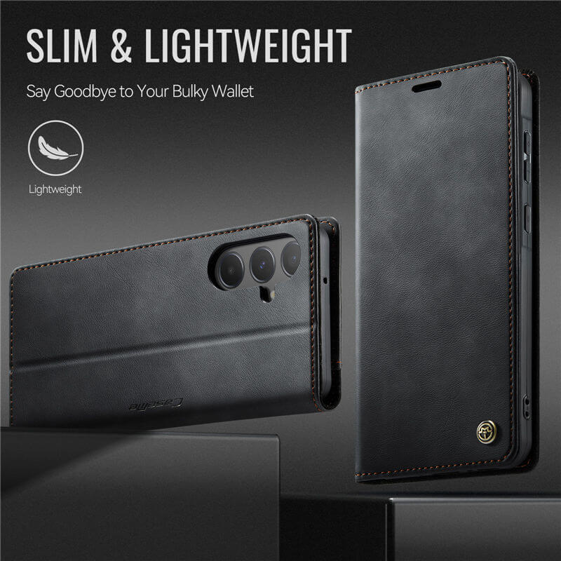 CaseMe Samsung Galaxy A55 Magnetic Wallet Case with RFID Blocking